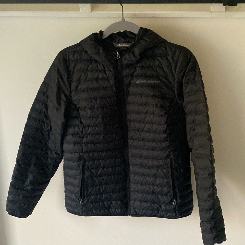 Eddie Bauer Black Hooded Jacket